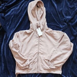Women's Pink Hooded Jacket